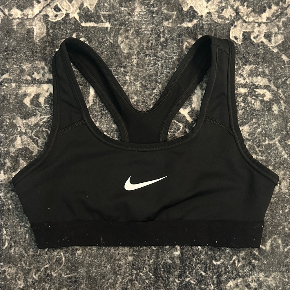 Nike Kids Black and White Sports Bra